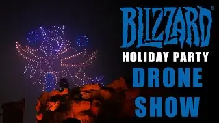 Blizzard Holiday Party Drone Show 2024