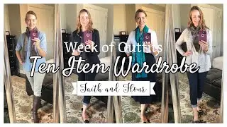 Outfits of the Week | Ten Item Wardrobe Fall 2019 | Madame Chic Method