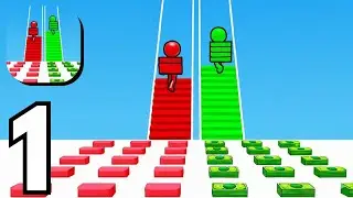 Bridge Race - Gameplay Walkthrough Part 1 Guide New Update Review (Android ios)