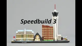 Speedbuild of Las Vegas Skyline Set Lego 21047 - Part 3