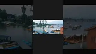 Dal lake evening view 😍  #srinagar #reels #status #trending #explore #amazing #kashmir #dallake