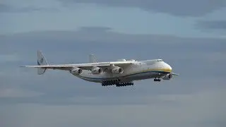 BIGGEST AIRPLANE Welcome Back in Leipzig Antonov 225 @ Rwy 26L // LEJ/EDDP 03.04.2018