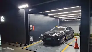 Complete Recording of the Experience at NIO's Third-Generation Battery Swap Station