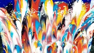 Enjoy My Color Acrylic Art | Feathers | Relaxing Video | Видео для Релакса и Вдохновения | Marie