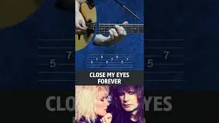 Ozzy Osbourne &ndash; Close My Eyes Forever | Easy Guitar Tutorial (tabs)