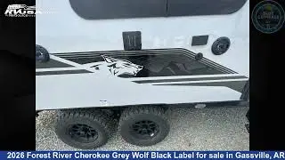 Spectacular 2026 Forest River Cherokee Grey Wolf Black Label Toy Hauler RV For Sale in Gassville, AR