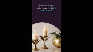 Deco Designer Luxury Candle Holder
