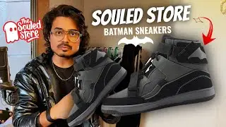 Batman-Inspired Sneaker from The Souled Store 🔥 Unboxing & Review