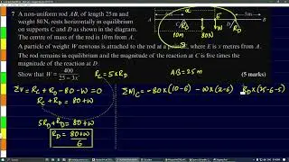 Non-Uniform rod problem 7