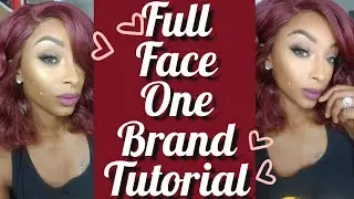 Milani Cosmetic Lovers! One Brand Makeup Tutorial |A.MaRee Beauty