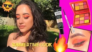 HUDA BEAUTY NEON ORANGE OBSESSIONS | UPDATED EYEBROW ROUTINE