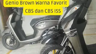 Warna Favorite Honda Genio CBS ISS 2022  Terbaru Matebrown