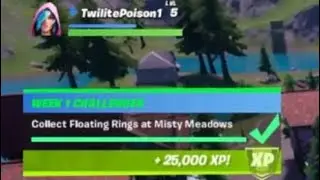 Collect Floating Rings at Misty Meadows