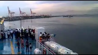MV St. Michael The Archangel leaving pier 4 north harbor, Manila