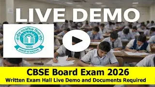 CBSE 10th & 12th Boards 2026 Exam Hall Live Demo | New Guidelines for CBSE 2026 Exams