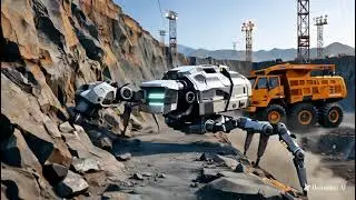 SPIDERBOLTER &mdash; Wall-Climbing Rock Bolter (Animalistic Heavy Machinery)