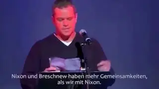 Matt Damon  Unser Problem ist ziviler Gehorsam packende Rede  kompletter Film Doku