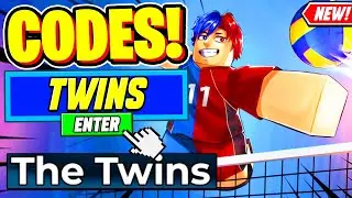 ⚠️Новые⚠️ ВСЕ РАБОЧИЕ КОДЫ ОБНОВЛЕНИЯ 39 TWINS для Volleyball Legends - Коды Roblox Volleyball Le...