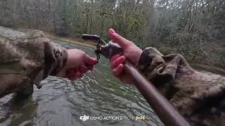 Wild winter steelhead drift fishing 