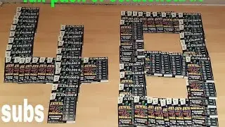 48k subs Scratchcards Special Full Pack of Jewel 7s Doubler