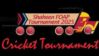 5th Annual Shaheen FOAP Cricket Tournament 2025 TAPE Ball (DAY 4) GRAND FINAL