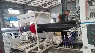 DPE spirall wound Sewer relining pipe extrusion machines