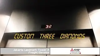 Custom Old Mitsubishi Freight Elevator at Jakarta Landmark Tower A