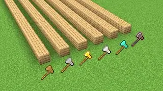 Minecraft Axe Speed Test: Which Axe is the Fastest?
