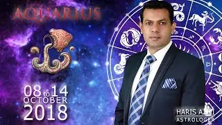 Aquarius Weekly Horoscope from Monday 8th to Sunday 14th October 2018
