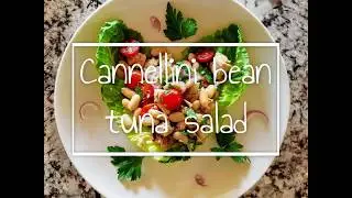 Cannellini bean tuna salad