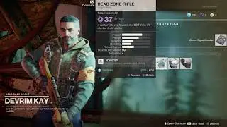 Destiny 2 Get First Sniper Rifle Get Back to Devrim Kay