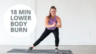 LOWER BODY BURN (under 20 minutes) // Lower Body Class // No Weights