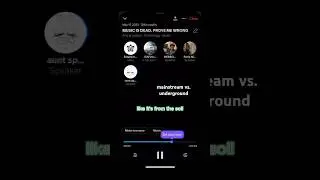THE REAL DIFFERENCE BETWEEN UNDERGROUND AND MAINSTREAM #music WILL SHOCK YOU 😱