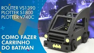 Visutec | VS1390/S1800/V740C | Como fazer carrinho do Batman