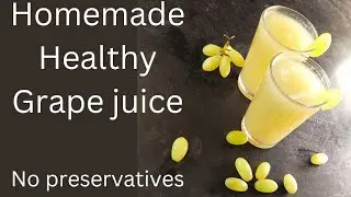 Grape juice recipe l Green grapes juice recipe l Flavour's with Apoorva l