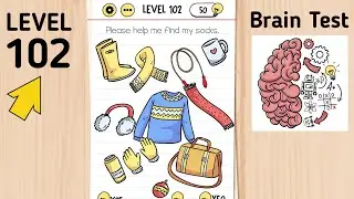 Brain Test Level 102 Please Help Me Find My Socks.