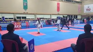 69 National school game compition indore me gold 🥇🥇🥇 medalist tanya catagory -24 kumite   beta
