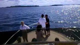 42' Post Marine Sportfish on Bareboat Charter by Boston Light
