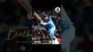 Happy Birthday Ms Dhoni Status 2025 || Ms Dhoni Birthday status 2025 #shorts #mahi#dhoni#birthday