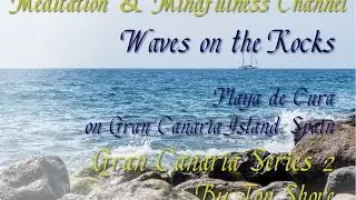 Mindfulness Meditation - Sunrise Gentle Waves on Rocks for Stress, Sleep, Relaxation & Inner Peace