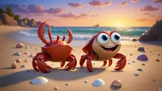 Six Tiny Crabs Count Seashells | Counting Song for Kids | Nursery Rhymes and Baby Songs
