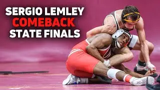 126 lbs 1st Place Match - Sergio Lemley vs Vincent Robinson | 2022 3A Illinois State Championships