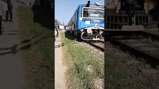 ✨ Beautiful freshly Blue painted Face of EMU Train 🚂🇮🇳🔥 #shorts #trending #short #indianrailways