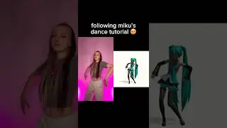miku teaches me how to dance 😍 #miku #dance #slay #satire #vocaloid #projectsekai