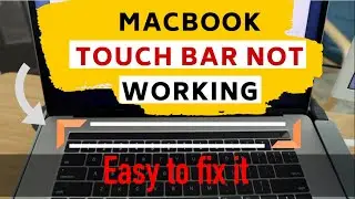 touch bar not working? Easy to fix it.