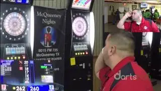 Alex Reyes vs Luis Martinez. 08/23/15 Singles Cricket Darts Finals. Leg 1 of 3.
