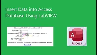 Insert Data into Access Database Using LabVIEW