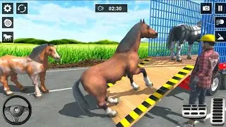 Zoo Horse Transport Truck Driving Simulator - Android GamePlay