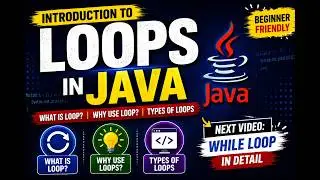 ☕Introduction to Loops in Java | What is Loop? Why Use Loop? Types of Loops