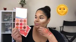 COLOURPOP SOL PALETTE TUTORIAL REVIEW & SWATCHES